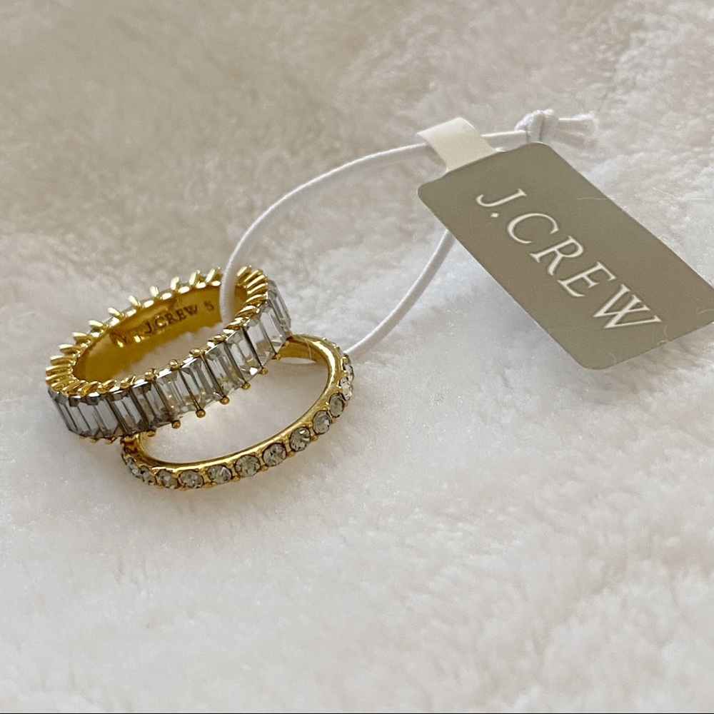J.Crew Statement Ring and Band - Size 5